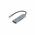 Miniatyrbild 2 av 2: Hub &amp; USB Type-C-konsol - DICOTA - D32060 - Silver - Grå - USB Type-C-gränssnitt
