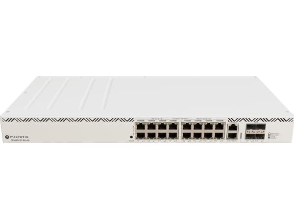 MikroTik CRS320-8P-8B-4S+RM - Switch - smart - 17 x 10/100/1000 (PoE++) + 4 x kombination 2.5/10 Gigabit SFP+ - skrivbordsmodell, rackmonterbar - PoE