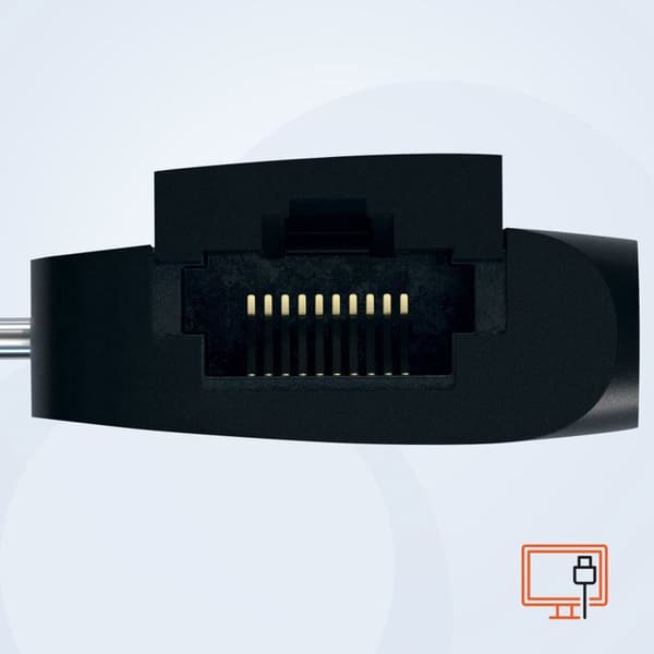 USB C dubbelhub för MacBook HDMI 2 USB USB C Ethernet Micro-SD Satechi Grå