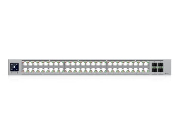 Ubiquiti Switch full managed Layer3 52 Port 32x 10GbE 16x 25GbE PoE Budget 950W 48x PoE bt 4x SFP28 19 UniFi ECS48PoE