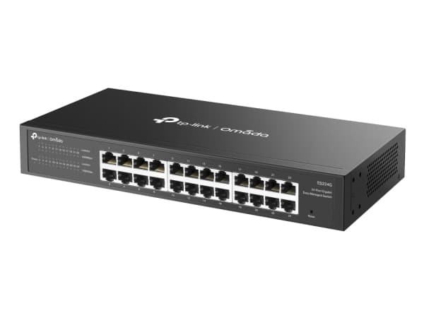TP-Link Omada ES224G, Managed, L2, Gigabit Ethernet (10/100/1000), Rack mounting