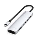 Miniatyrbild 2 av 4: USB-C Multiport Hub 7-i-1 - Satechi - Silver - Ethernet 1Gbit - Power Delivery 100W - HDMI 4K 60Hz