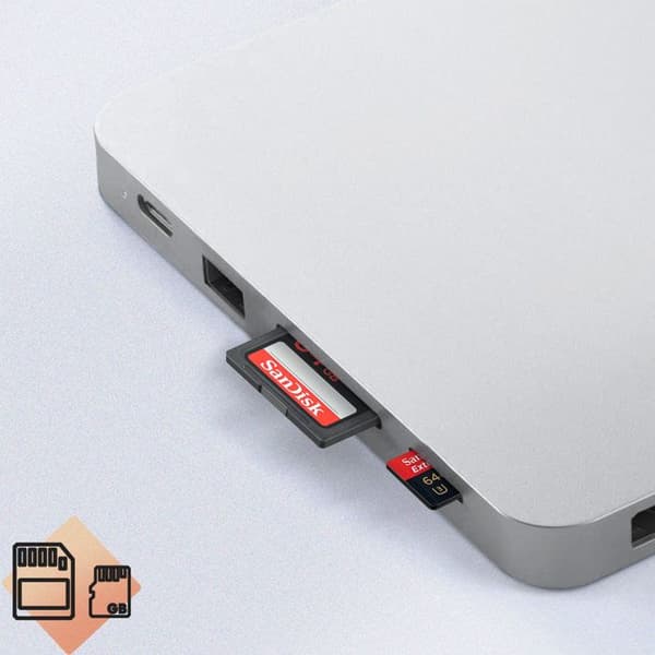 Hub för iMac 24'' SSD Multiports Slim Design Satechi Silver