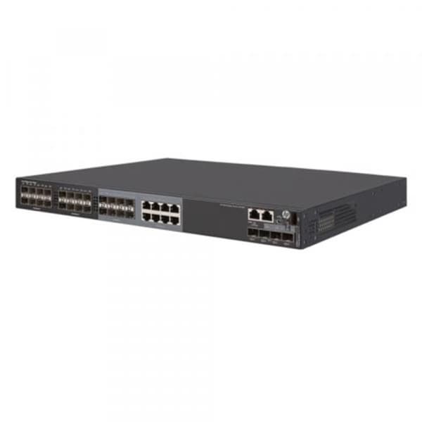 HPE ARUBA - Switch - C3 - Managed - 16 x Gigabit SFP + 4 x 10 Gigabit SFP+ + 8 x 10/100/1000/SFP - Rackmonterbar- USED Svart