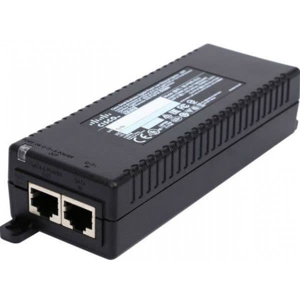 Cisco SB-PWR-INJ2-UK PoE-injektor - Gigabit Ethernet - 30W - Svart- USED