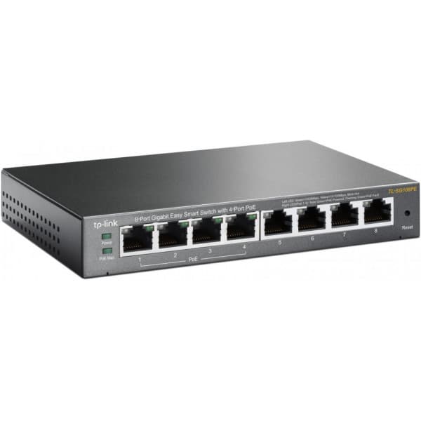 TP-LINK TL-SG108PE - 8-portars switch