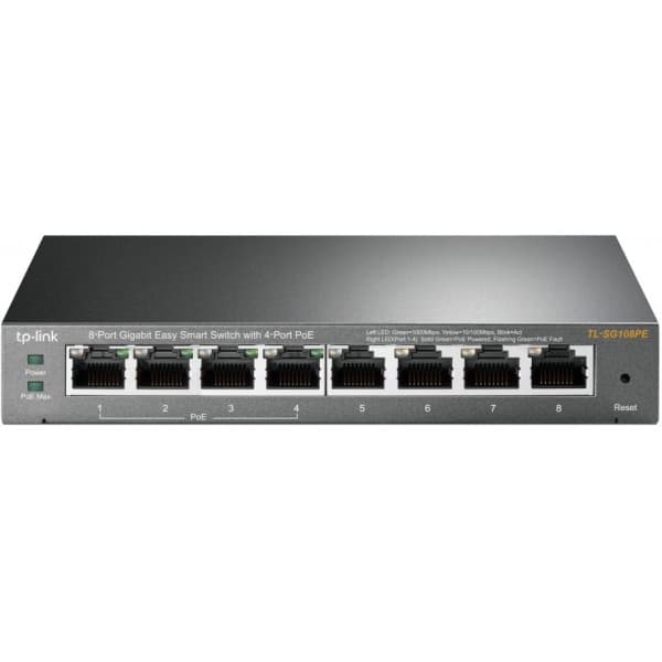 TP-LINK TL-SG108PE - 8-portars switch