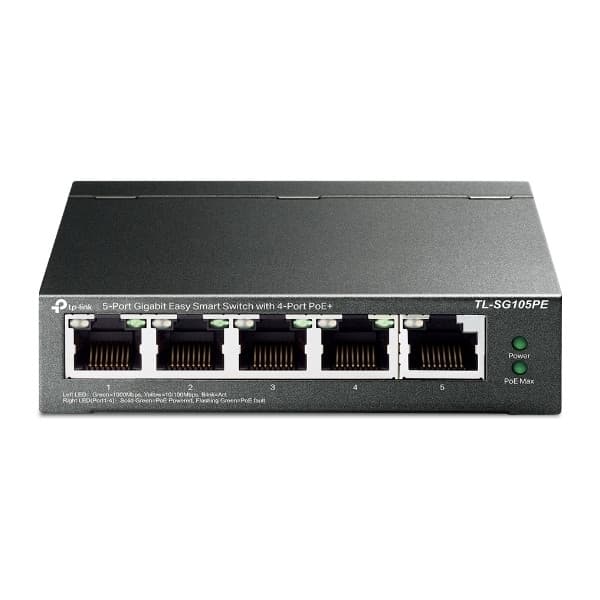 TP-LINK TL-SG105PE - 5-portars PoE-switch