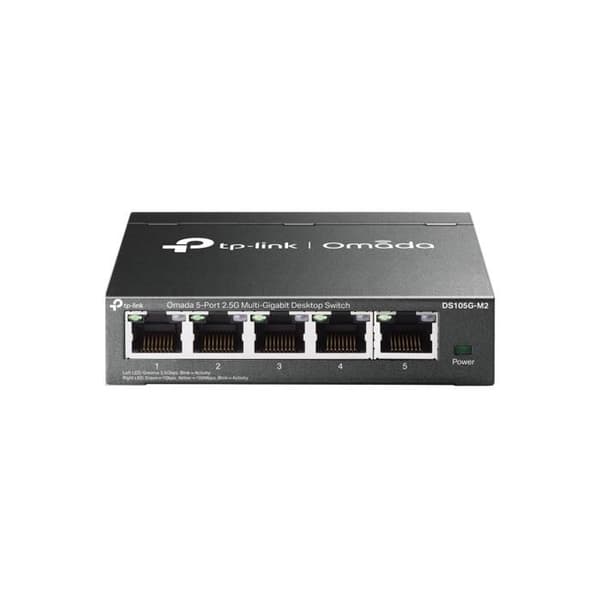 Switch - TP-LINK - Omada - 5 portar Gigabit - Plug-and-play - Flödeskontroll IEEE 802.3x