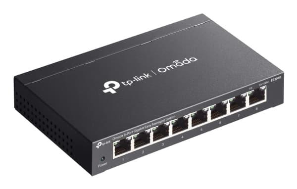 TP-Link Omada ES208G, Managed, L2, Gigabit Ethernet (10/100/1000), Wall mountable