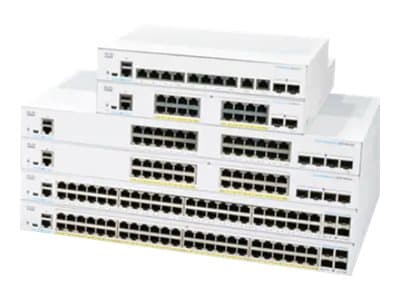 Cisco CBS350-24P-4XEU-RF, Managed, L2/L3, Gigabit Ethernet (10/100/1000), Rack mounting