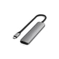 Miniatyrbild 3 av 4: USB-C Multiport Hub 6-i-1 - Satechi - 4K - Power Delivery 100W - 10Gbps - Grå
