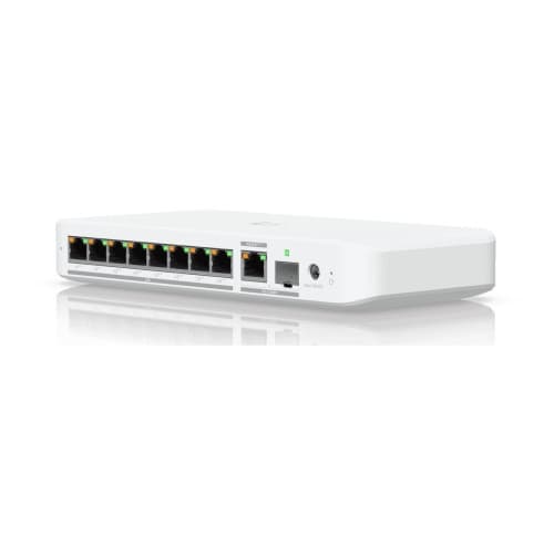 Ubiquiti UniFi Flex 2.5G PoE - switch - 10 portar - Administrerad Vit