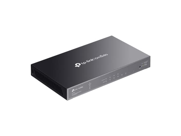 TP-Link Omada TL-SG2008P, Håndtert, L2/L2+, Gigabit Ethernet (10/100/1000), Strøm over Ethernet (PoE), Rack-montering