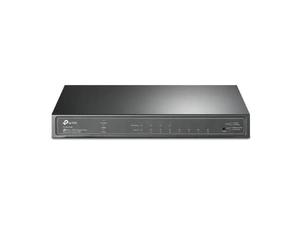 TP-Link Omada TL-SG2008P, Håndtert, L2/L2+, Gigabit Ethernet (10/100/1000), Strøm over Ethernet (PoE), Rack-montering