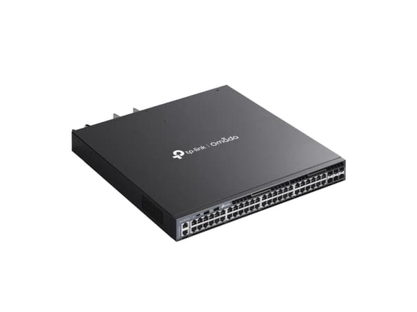 TP-Link Omada SG6654XHP, hanterad, L3, Gigabit Ethernet (10/100/1000), Strömförsörjning via Ethernet (PoE) stöd, Rackmontering, 1U