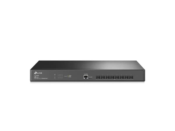 TP-Link Omada SX3008F, Håndtert, L2/L3, Rack-montering Sort