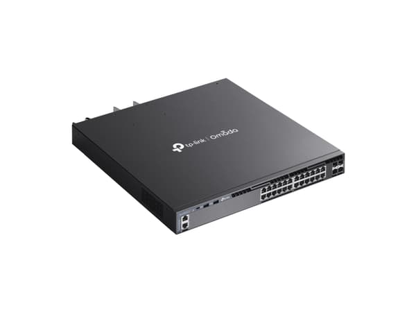 TP-Link Omada SG6428XHP, Håndtert, L3, Gigabit Ethernet (10/100/1000), Strøm over Ethernet (PoE), Rack-montering, 1U