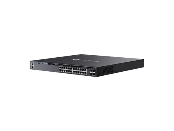 TP-Link Omada SG6428XHP, Håndtert, L3, Gigabit Ethernet (10/100/1000), Strøm over Ethernet (PoE), Rack-montering, 1U