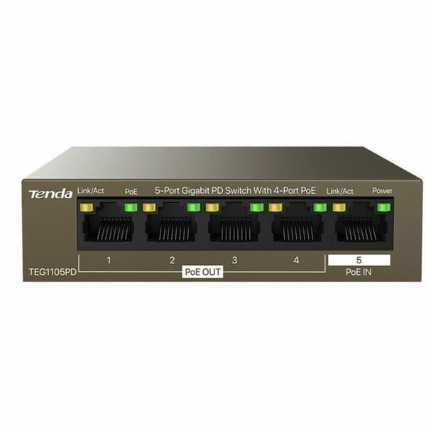 Kytkin Tenda TEG1105PD Ruskea