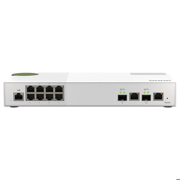 Switch - QNAP - QSW-M2108-2C - 8 portar 2,5 Gbps - Hanterad L2 - 80 Gbit/s