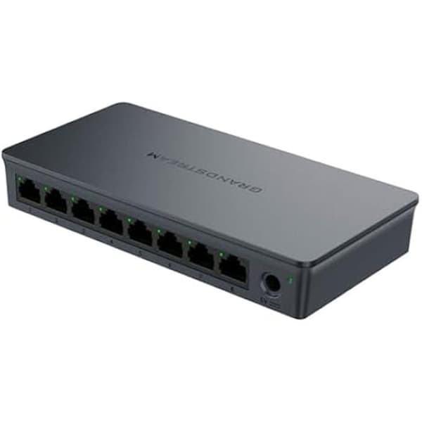Hantera switch - GRANDSTREAM - GWN7711 - 8 Gigabit Ethernet-portar - Loopdetektering - Inbyggd QoS