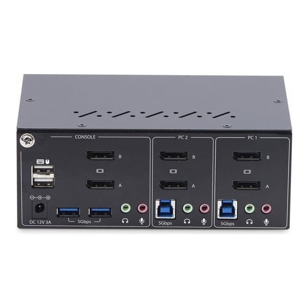 StarTech.com Switch KVM 2 Port Svart