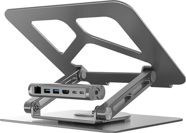 UNITEK Hub USB 3.1 typ C 2 portar USB 3.0 - RJ45 - HDMI 4K - PD 100W med stöd för bärbar dator