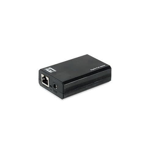 PoE splitter - LEVELONE - POS-5000 - Gigabit Ethernet - Kortslutningsskydd