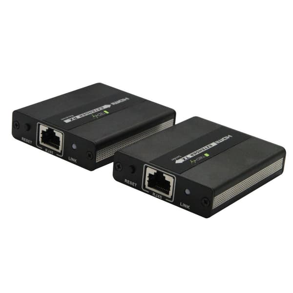 Techly IDATA EXT-E71 AV Extender AV lähetin ja vastaanotin Musta