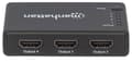 Pikkukuva 4 / 8: Manhattan HDMI-jakaja 4-porttinen (kompakti), 4K@30Hz, näyttölähtö yhdestä HDMI-lähteestä neljään HD-näyttöön (sama lähtö neljälle näytölle), verkkovi