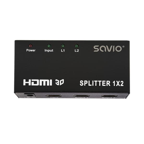 Savio CL-42 HDMI-videosplitter 2x HDMI