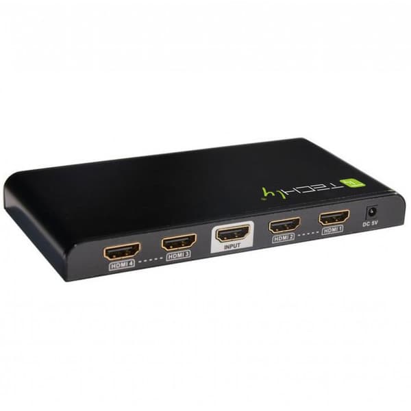 Techly HDMI-splitter 4-vägs 4K*2K IDATA HDMI-4K4