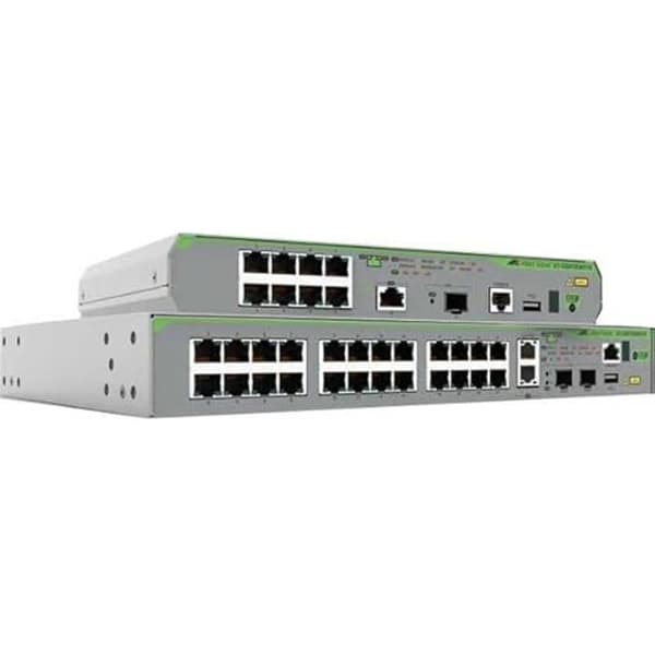 ALLIED TELESIS L3 Stapelbar Switch 24X 10/100/1000-T 2X 1/2.5/5/10G-T 2X SFP+ Grå