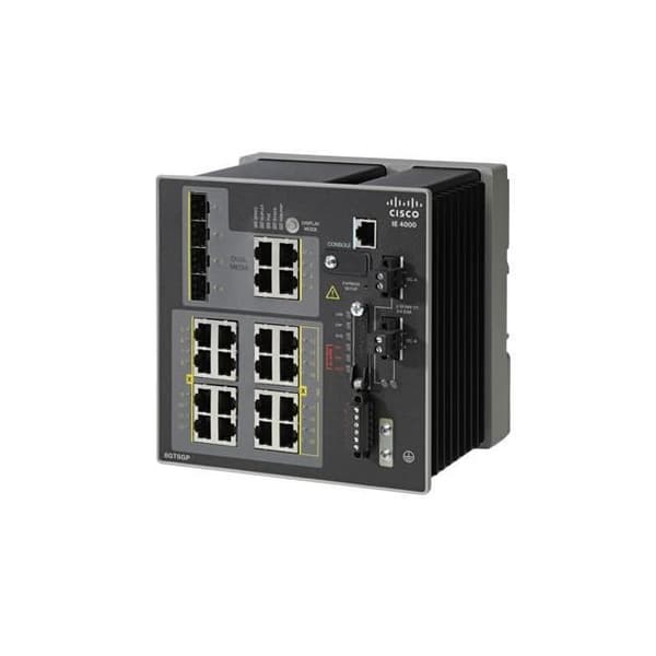 Cisco Industrial Ethernet 4000 L2 Gigabit Ethernet (10/100/1000) Power over Ethernet (PoE)- USED