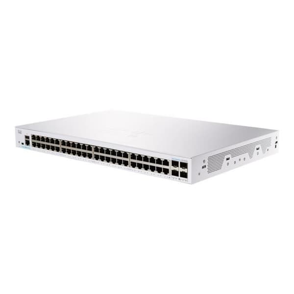 - Cisco - Cisco Business 250 Series CBS250-48T-4X - Switch - C3 - intelligent - 48 x 10/100/1000 + 4 x 10 Gigabit SFP+ - Monter- USED