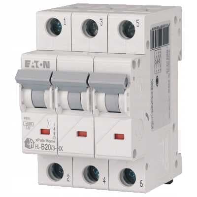 EATON Afbryder 6kA 3p B20 20A