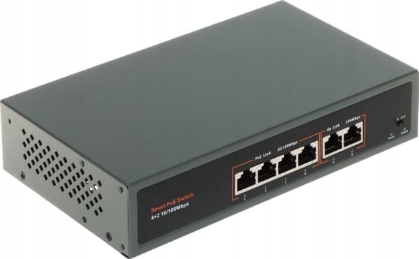 POE-KYTKIN APTI-POE0402-60W-ECO 4-PORTTINEN