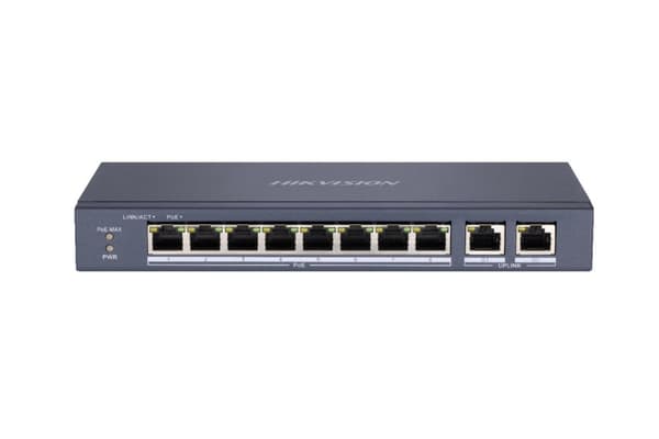 Hikvision DS-3E0310P-E/M -verkkoyhteydet Ei hallittu L2 Fast Ethernet (10/100) PoE-tuki Musta musta