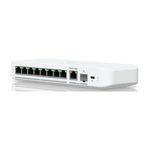 Ubiquiti UniFi Flex 2.5G - switch - 10 portar - Administrerad Vit