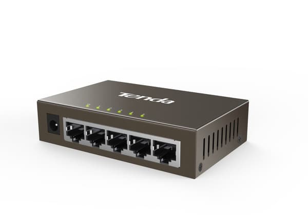 Tenda TEG1005D nätverksswitch Obemannad Gigabit Ethernet (10/100/1000) Grå