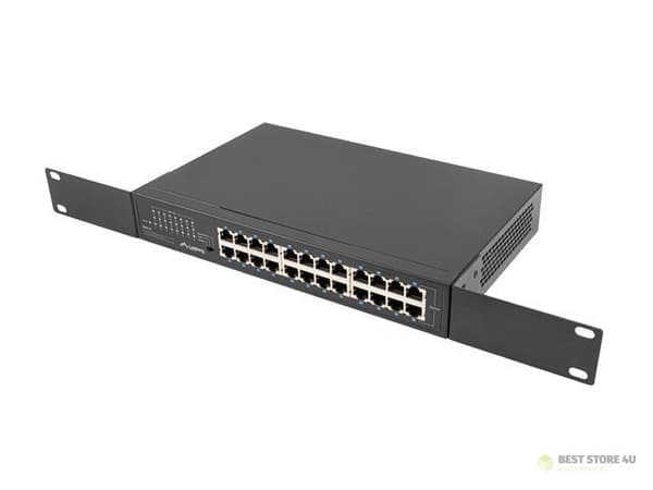LANBERG SWITCH RSGE-24 RACK 19"" (24-PORTAR, 1GB)