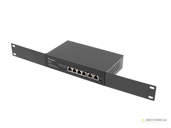 LANBERG SWITCH POE+ RACK 10"/19" (4x 100MB/S POE+, 2x 100MB/S) RSFE-4P-2FE-60