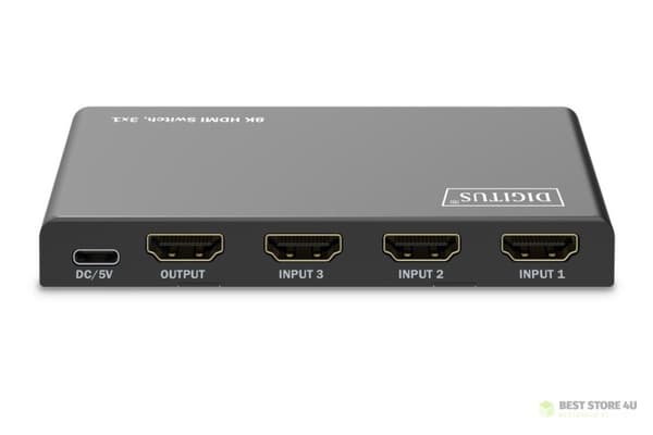 HDMI-switch 3x1, 8K/60Hz (4:4:4), HDR, HDCP 2.3
