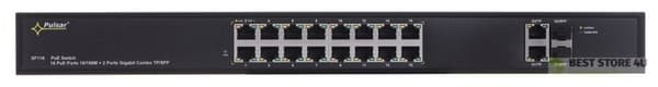 SWITCH POE PULSAR SF116 16-PORTARS