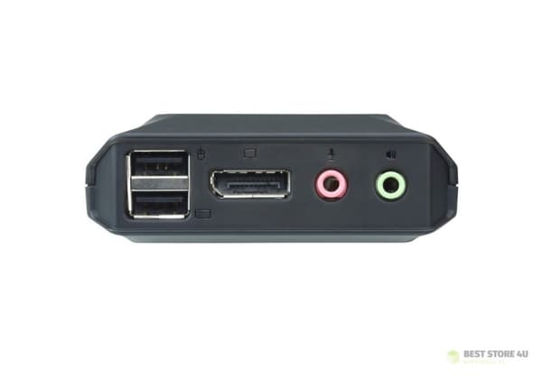 Athens | USB DisplayPort-kabel med fjernbetjening | CS22DP | 2-ports KVM-switch