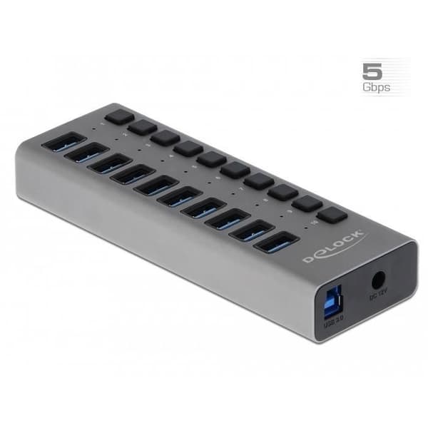 DELOCK 63670 HUB &amp; KONCENTRATOR USB 3.2 GEN 1 (3.1 GEN 1) TYPE-B 5000