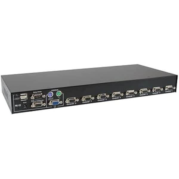 KVM-switch - LEVELONE - KVM-3208 - 8 portar - USB, PS/2, VGA
