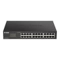 Miniatyrbild 1 av 2: NÄTVERK, Switch, Fristående Switch, D-Link 24-portar 10/100/1000 Mbps Easy Enhance-specifikationer LAN-portar 24N Typ och