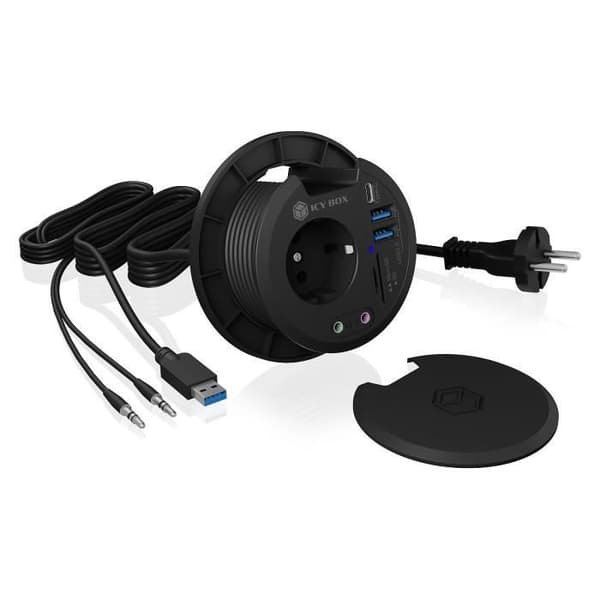 ICY BOX USB 3.0 skrivbordshubb